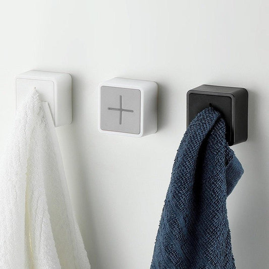 Maximizing Space and Convenience: The Wall-Mounted Square Silicone Towel Holder - Towel Holders